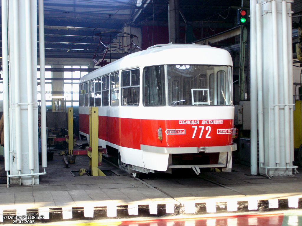 Самара, Tatra T3SU № 772; Самара — Городское трамвайное депо