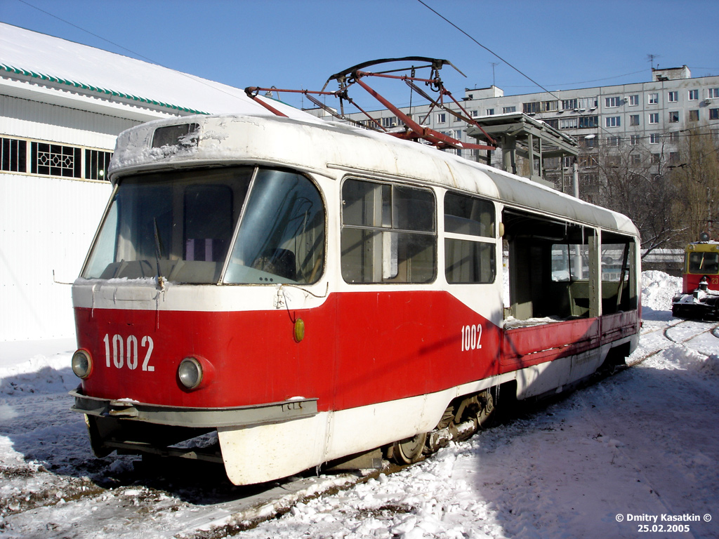 Самара, Tatra T3SU (двухдверная) № 1002