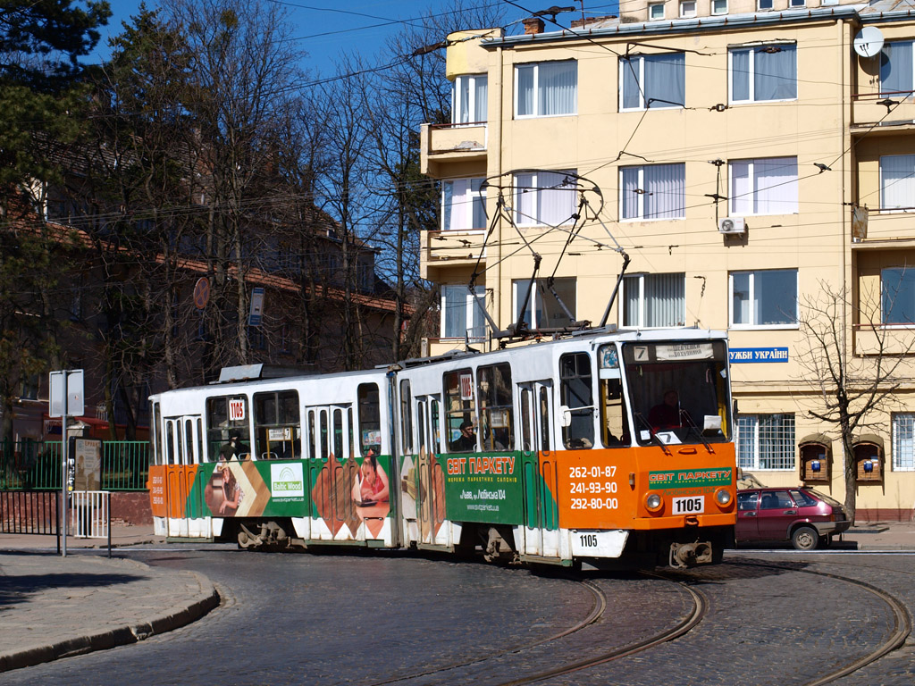 Lwów, Tatra KT4SU Nr 1105