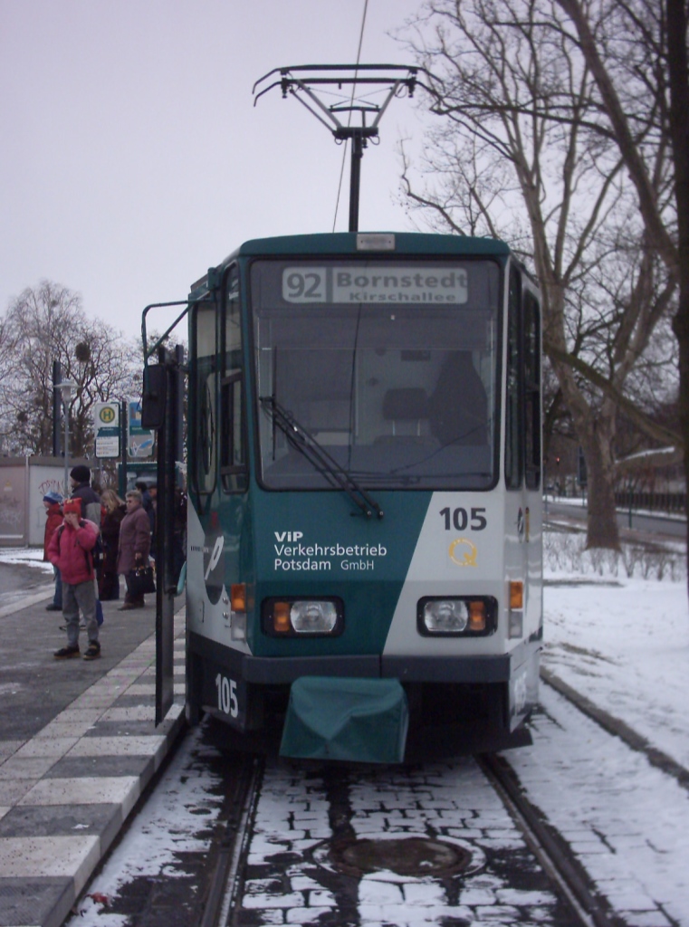 Potsdamas, Tatra KT4DM nr. 105