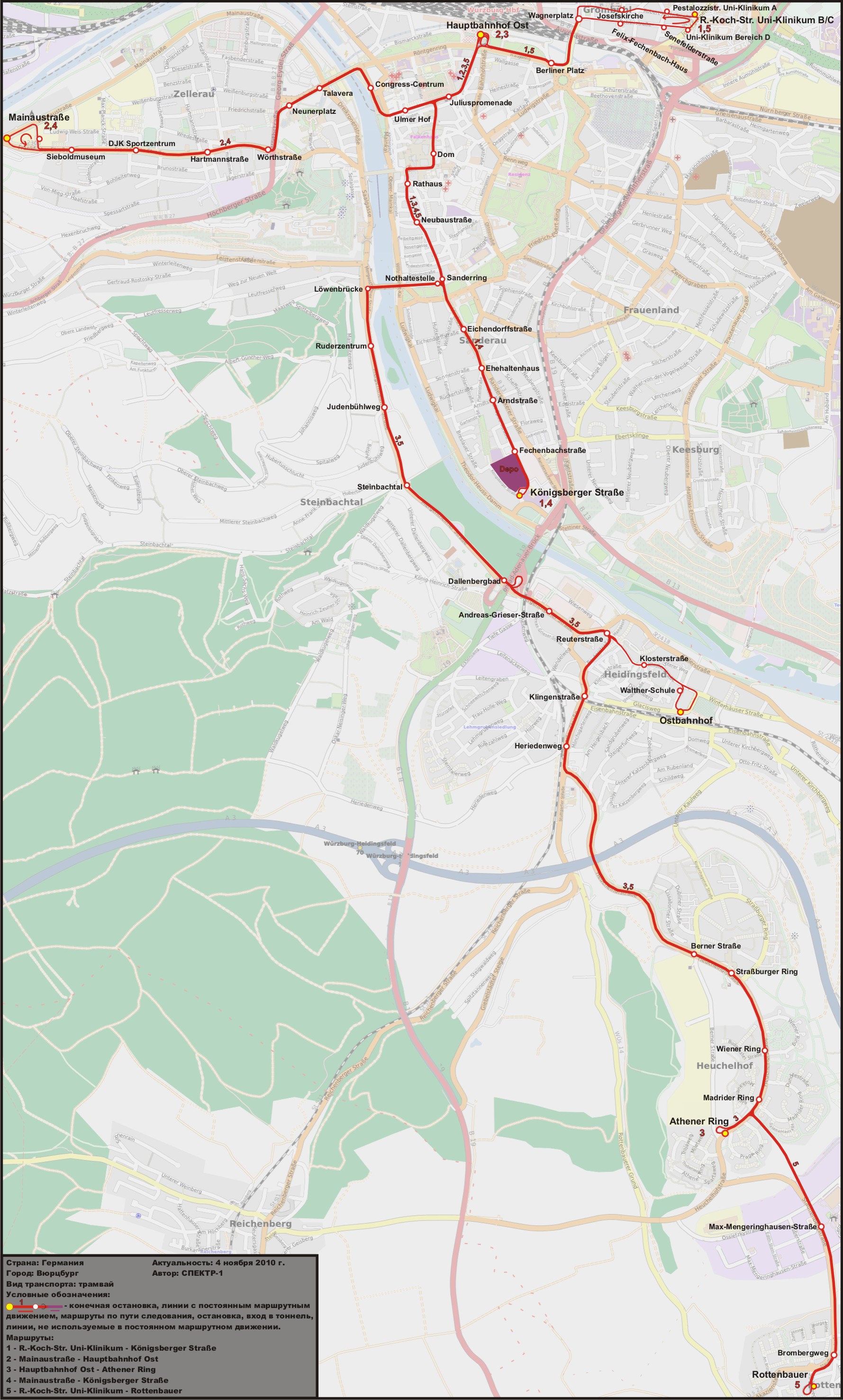 Würzburg — Maps