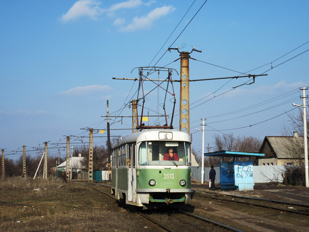 Donetsk, Tatra T3SU № 3913