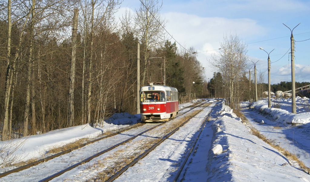 Tver, Tatra T3SU nr. 209; Tver — Streetcar lines: Zavolzhsky District (line to Staraya Konstantinovka)