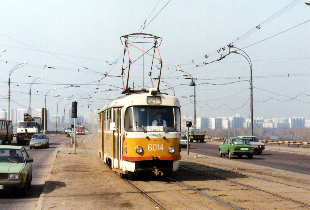 Moscou, Tatra T3SU N°. 6014