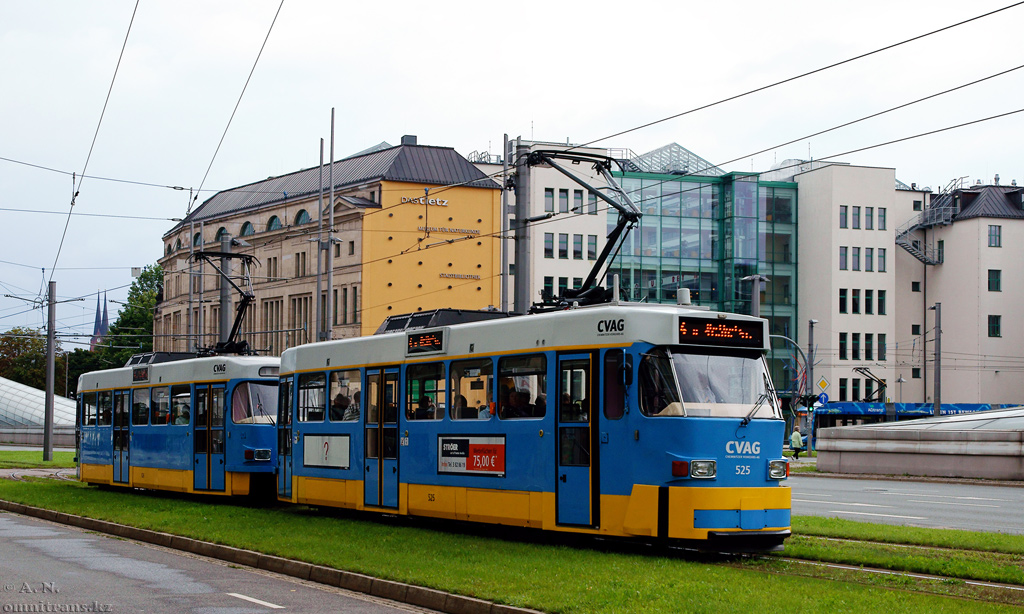 Chemnitz, Tatra T3DM # 525