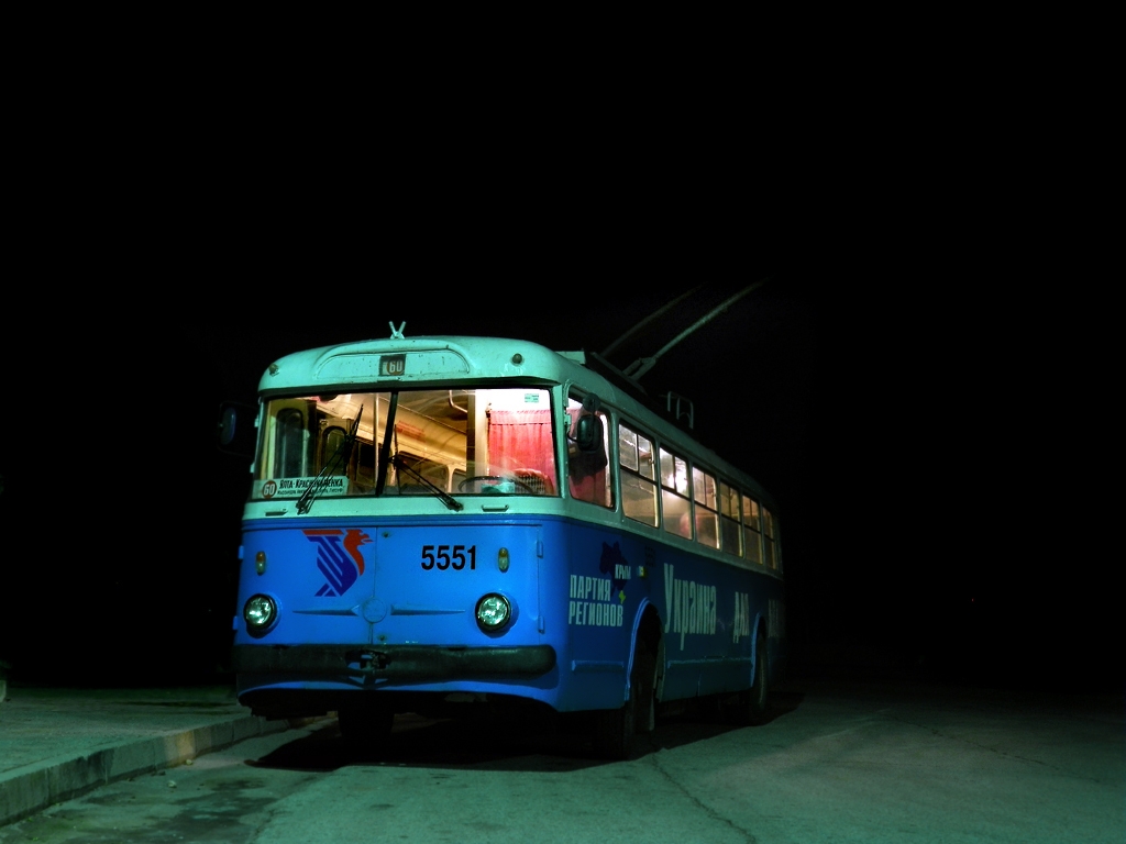 Крымский троллейбус, Škoda 9Tr21 № 5551
