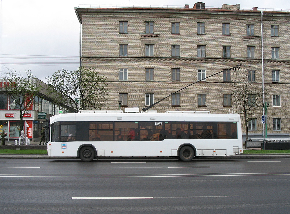 Minsk, BKM 32102 N°. 1057; Minsk — Abandoned trolleybus lines