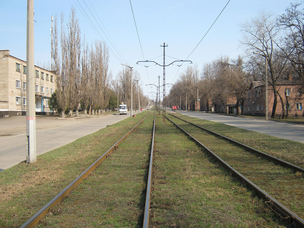 Кривой Рог — Трамвайные и троллейбусные линии и кольца