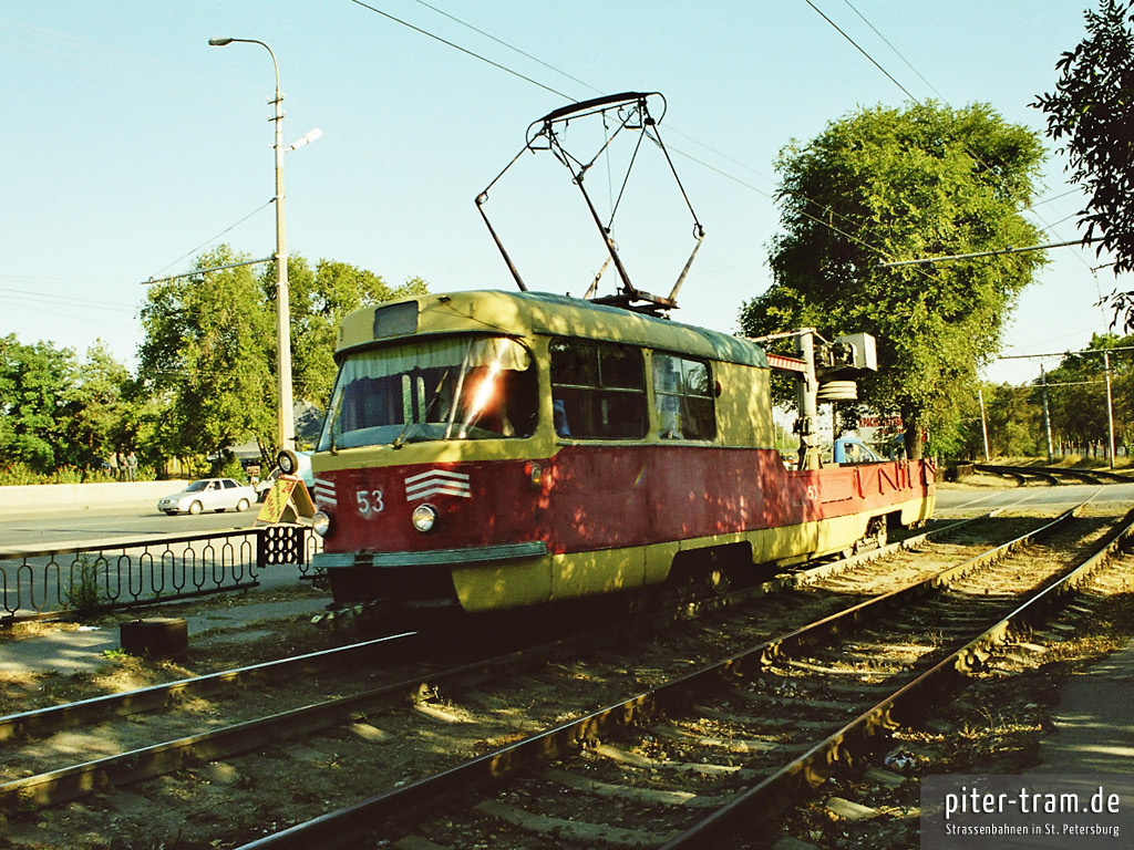 Волгоград, Tatra T3SU (двухдверная) № 53