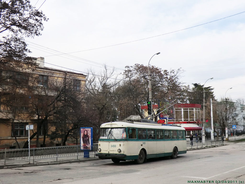 Crimean trolleybus, Škoda 9Tr17 # 3400