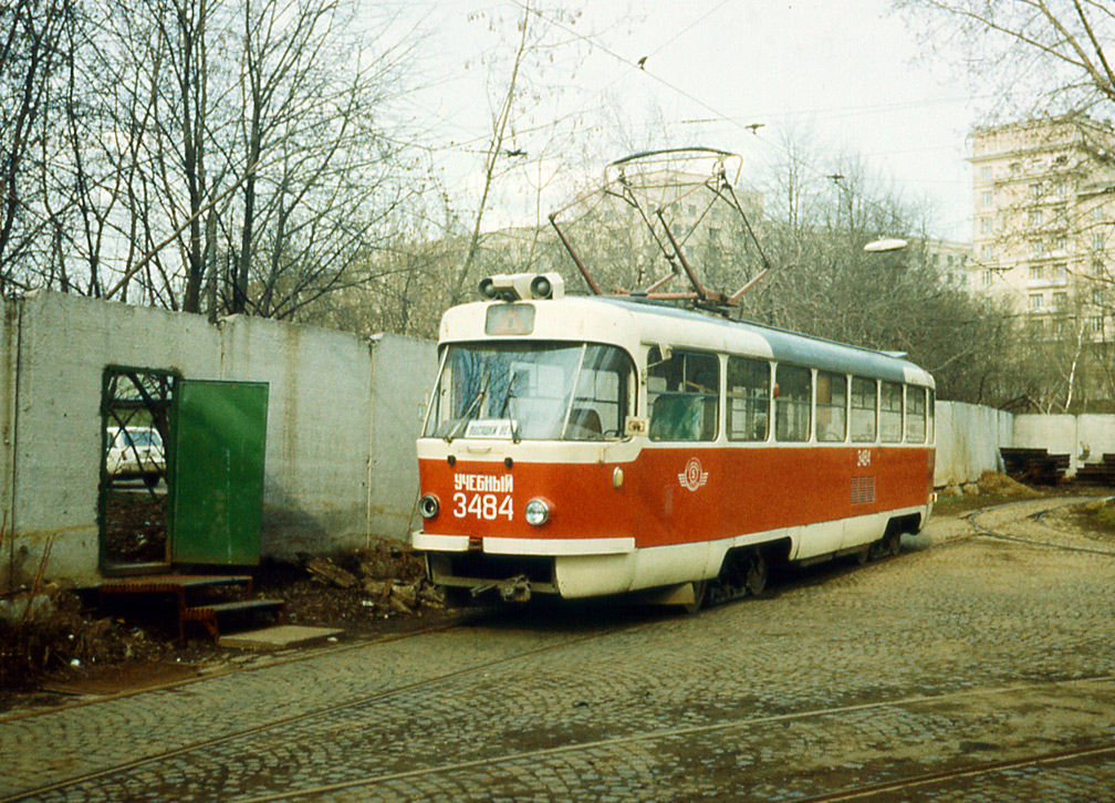 Moscow, Tatra T3SU # 3484