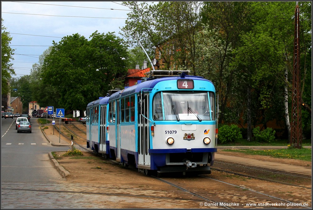 Riga, Tatra T3A č. 51079