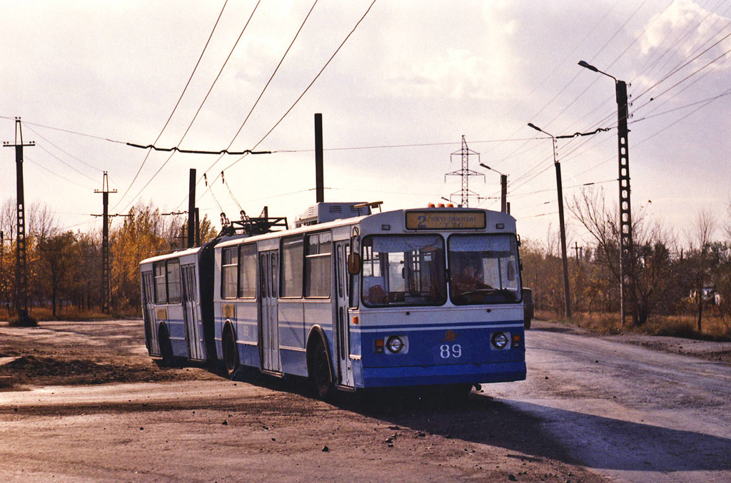 Karaganda, ZiU-683B [B00] # 89; Karaganda — Old photos (up to 2000 year); Karaganda — Trolleybus lines