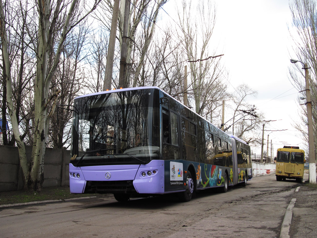 Донецк, ЛАЗ E301A1 № 2302; Донецк — Троллейбусы без номеров