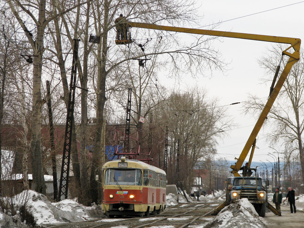 Екатеринбург, Tatra T3SU (двухдверная) № 519