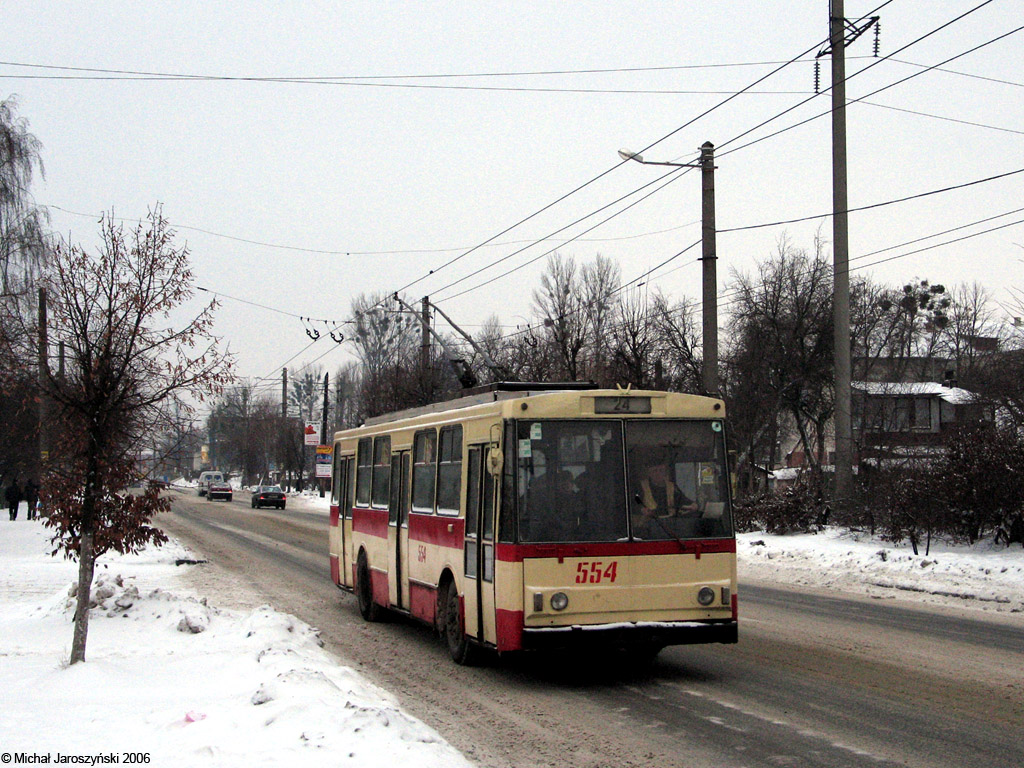 Lviv, Škoda 14Tr89/6 № 554