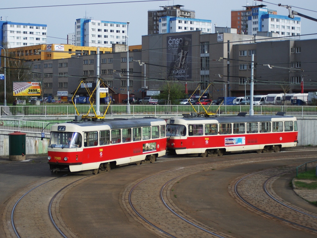 Prague, Tatra T3SUCS № 7080