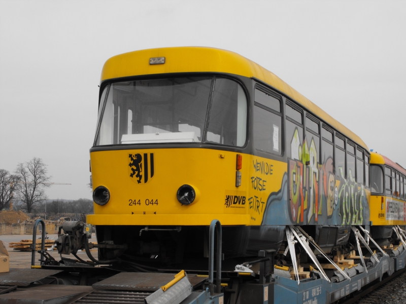 Дрезден, Tatra TB4D № 244 044; Дрезден — Отправка трамваев Tatra в Восточную Европу