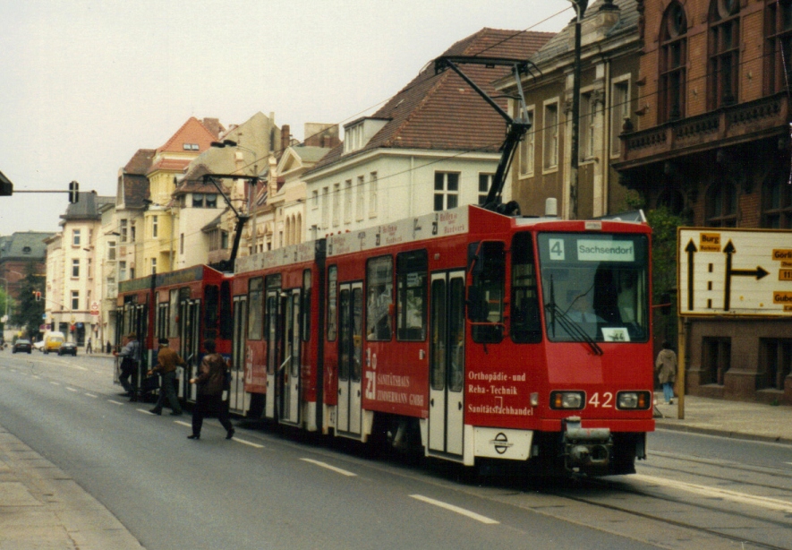 Cottbus, Tatra KT4DM č. 42