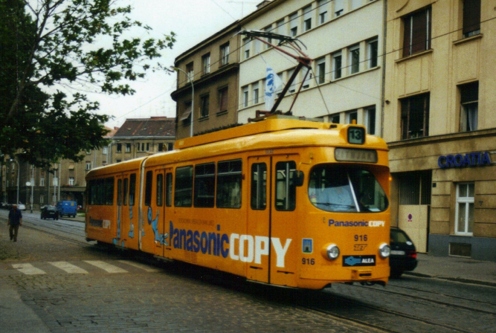 Загреб, Duewag GT6 № 916
