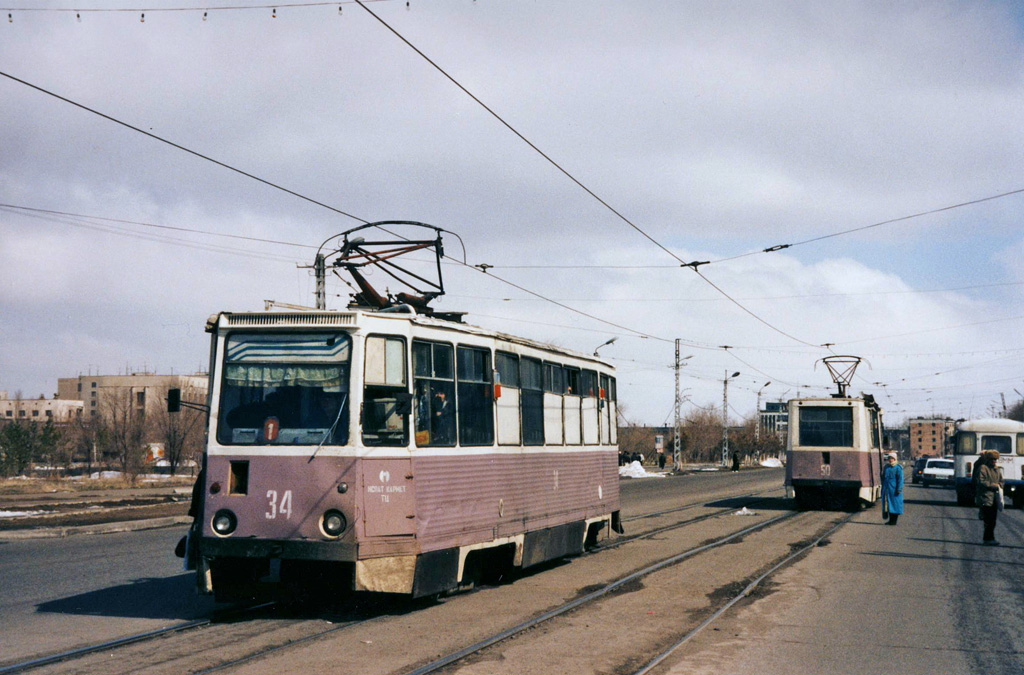 Темиртау, 71-605 (КТМ-5М3) № 34; Темиртау — Старые фотографии