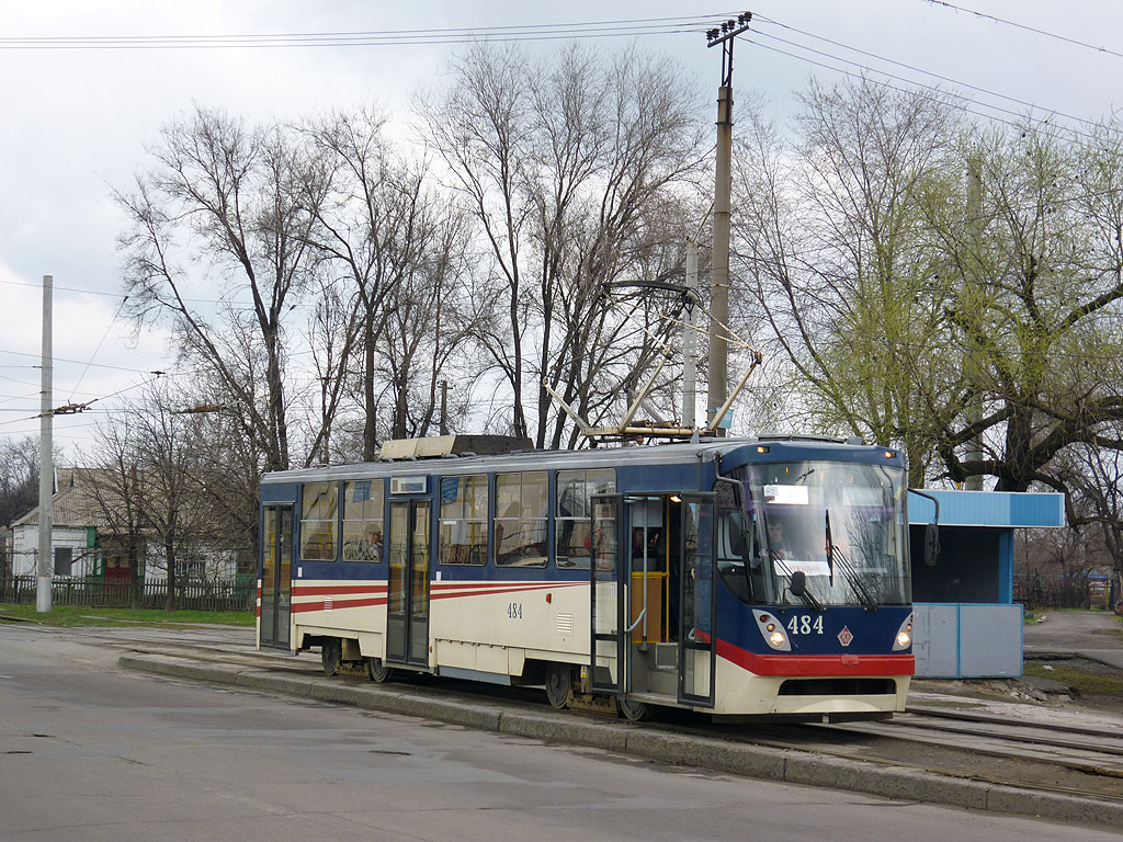 Kryvyi Rih — The ride on tram K1 № 484 on April 16, 2011