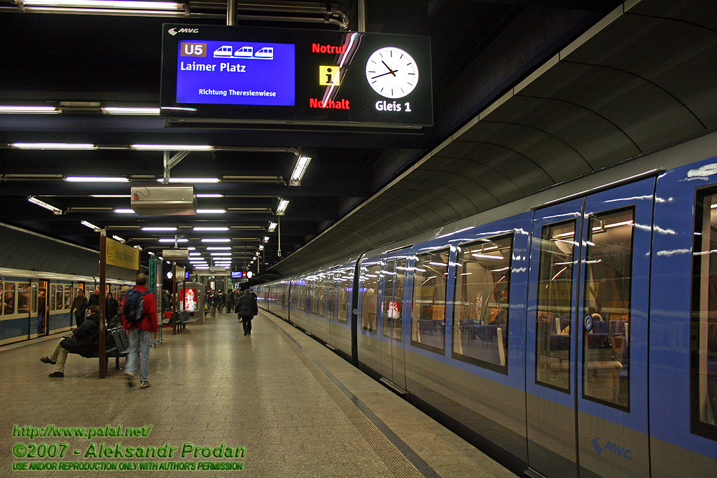 Мюнхен — U-Bahn — Линии U4/U5