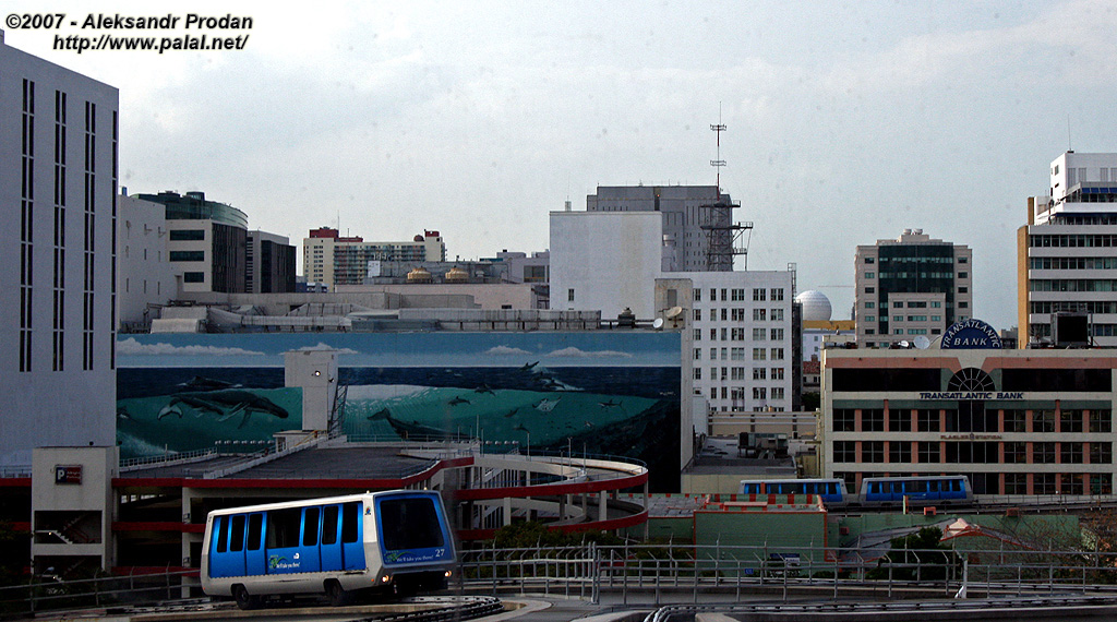 Miami, FL, Adtranz C-100 № 27; Miami, FL — Metromover