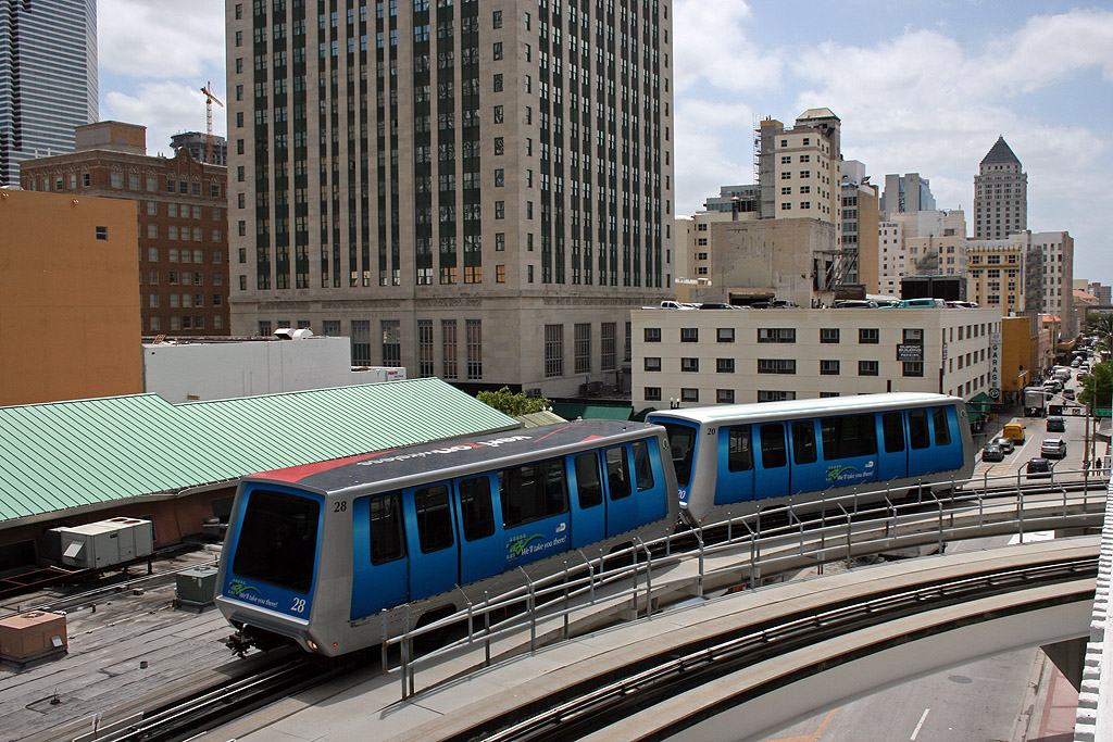 Майами, FL, Adtranz C-100 № 28; Майами, FL — Metromover