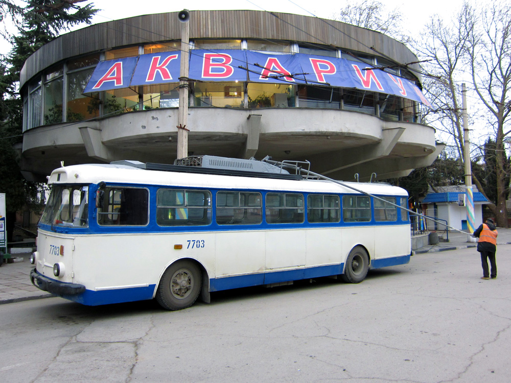 Crimean trolleybus, Škoda 9TrH27 # 7703