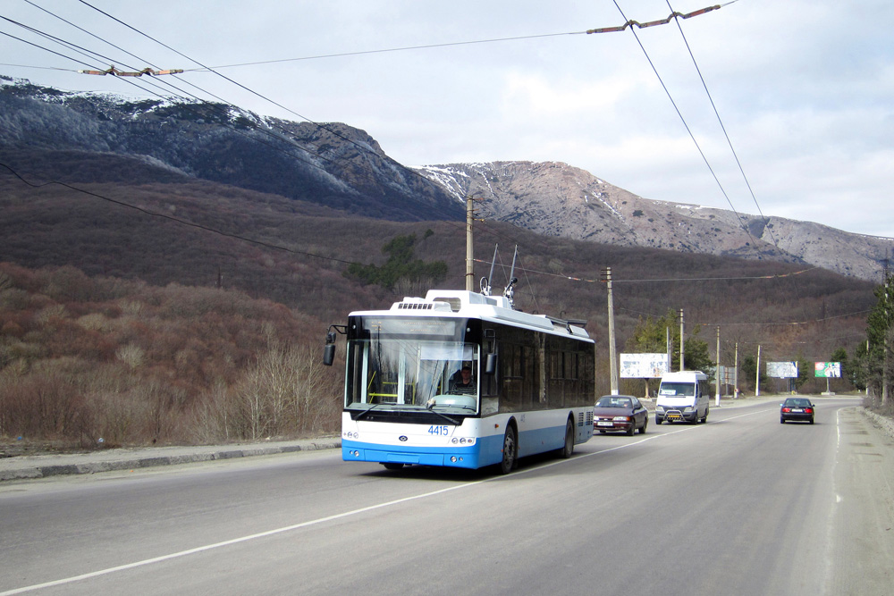 Crimean trolleybus, Bogdan T70115 # 4415
