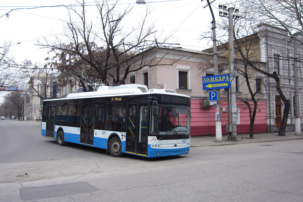 Crimean trolleybus, Bogdan T70110 № 4317