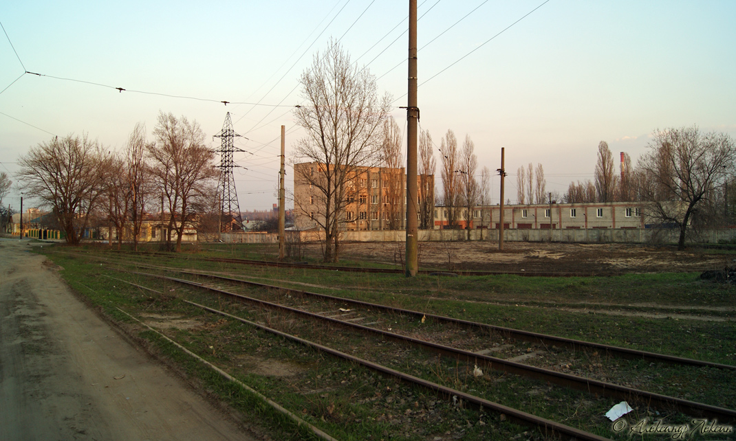 Voroņeža — The remnants of Voronezh tramway