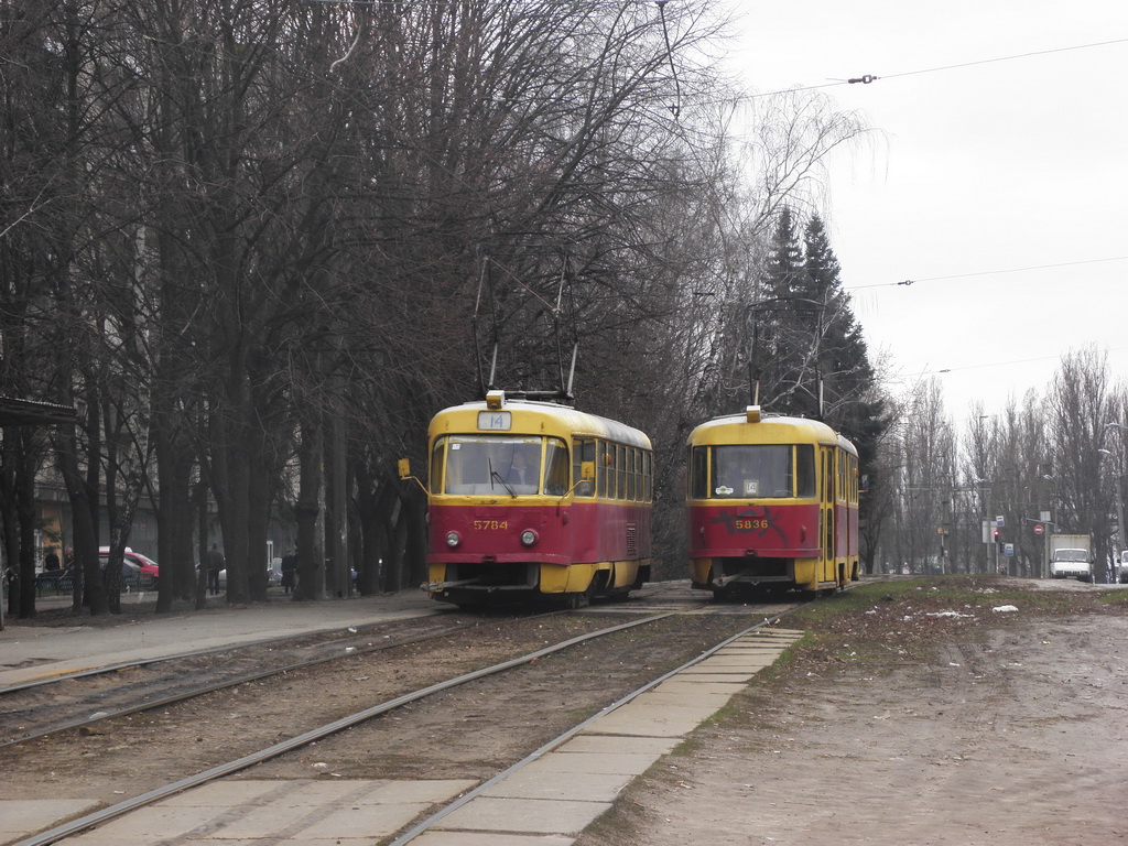 Kijów, Tatra T3SU Nr 5784; Kijów, Tatra T3SU Nr 5836