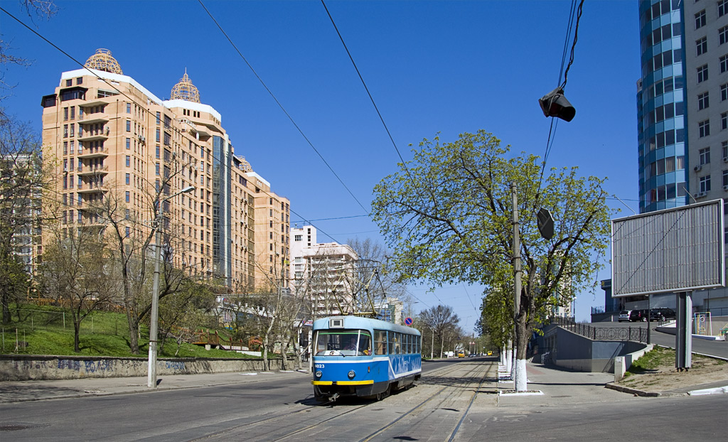 Одесса, Tatra T3R.P № 4023; Одесса — Трамвайные линии: Французский бульвар — Аркадия