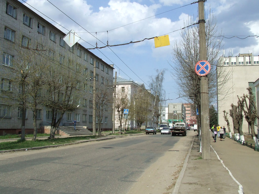Tver — Streetcar and trolleybus contact network and infrastructure