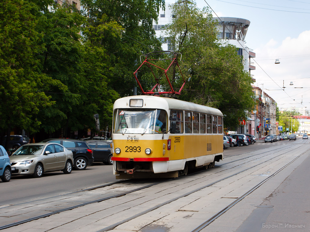 Moskwa, Tatra T3SU Nr 2993