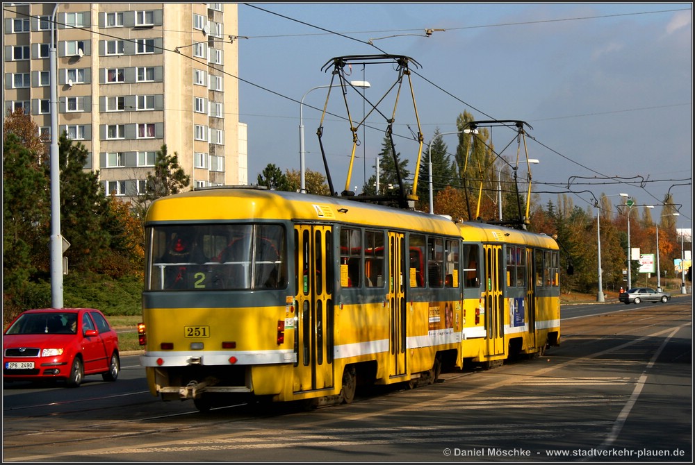 Пльзень, Tatra T3SUCS № 251