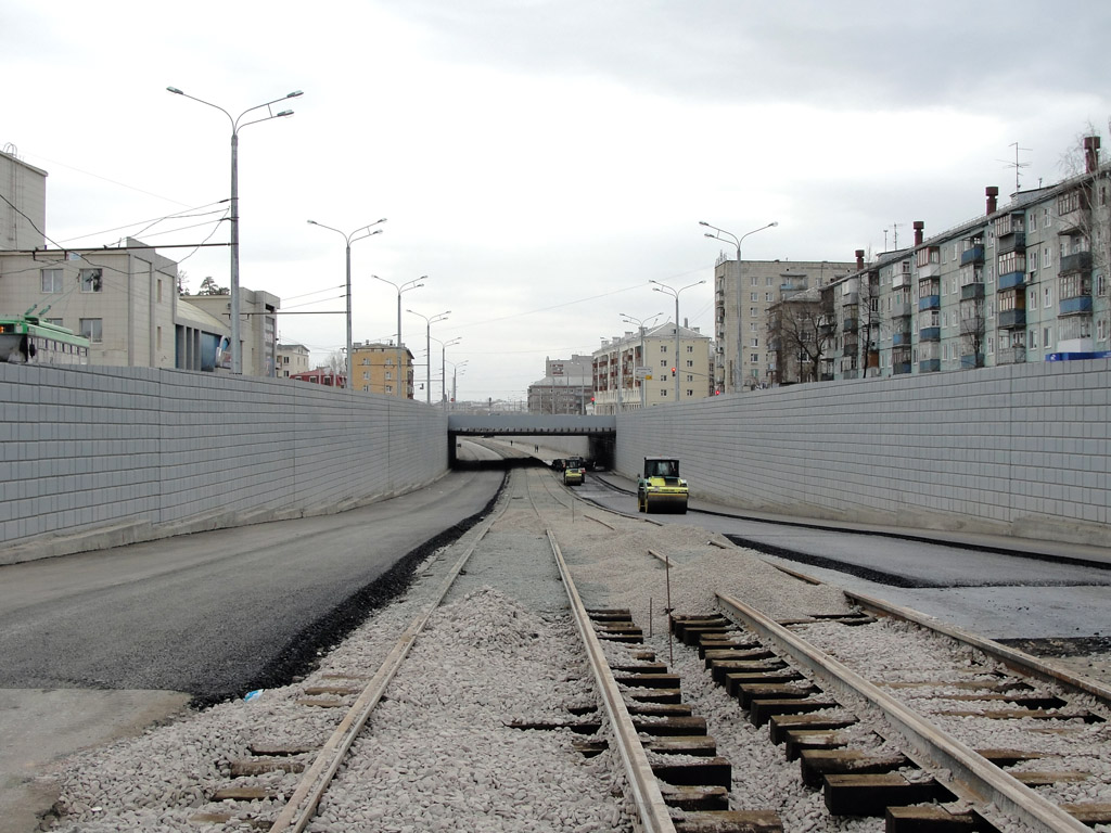 Kazan — Construction of tram line "Dekabristov str — Said-Galeev str"