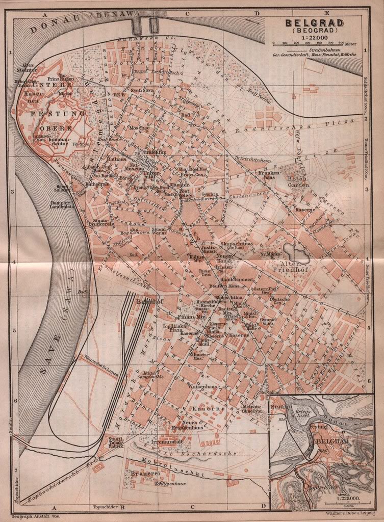 Belgrad — Maps