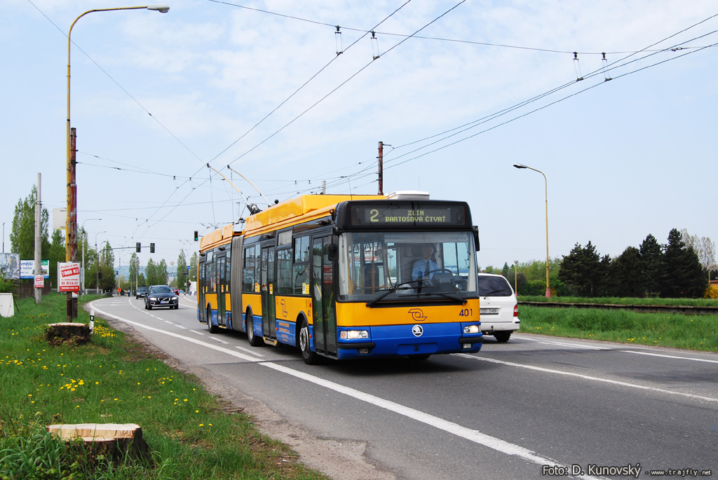 Zlin, Škoda 25Tr Irisbus Citybus Nr 401