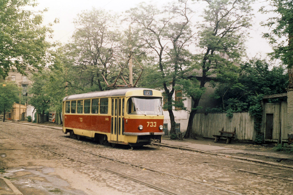 Донецк, Tatra T3SU (двухдверная) № 733; Донецк — Фотографии Ааре Оландера и из его коллекции