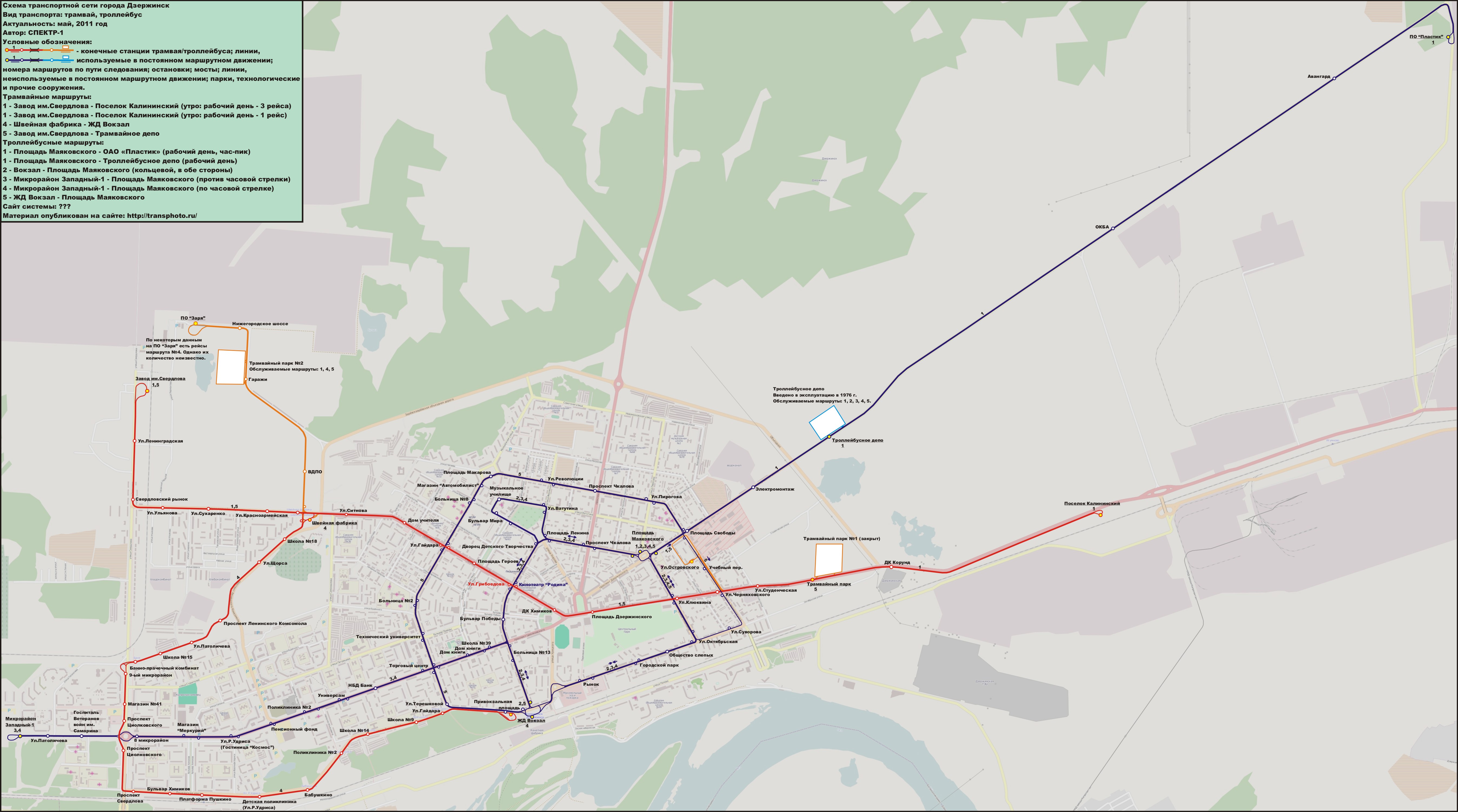 Карты, созданные с использованием OpenStreetMap; Дзержинск — Схемы