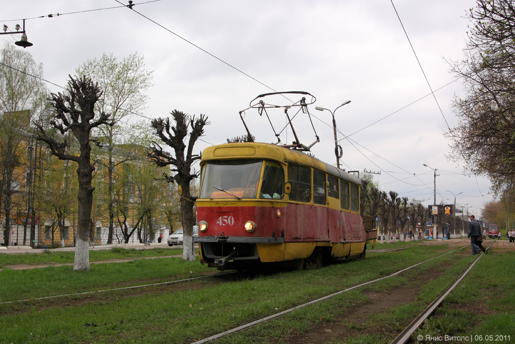 Tver, Tatra T3SU (2-door) # 450; Tver — Service streetcars and special vehicles