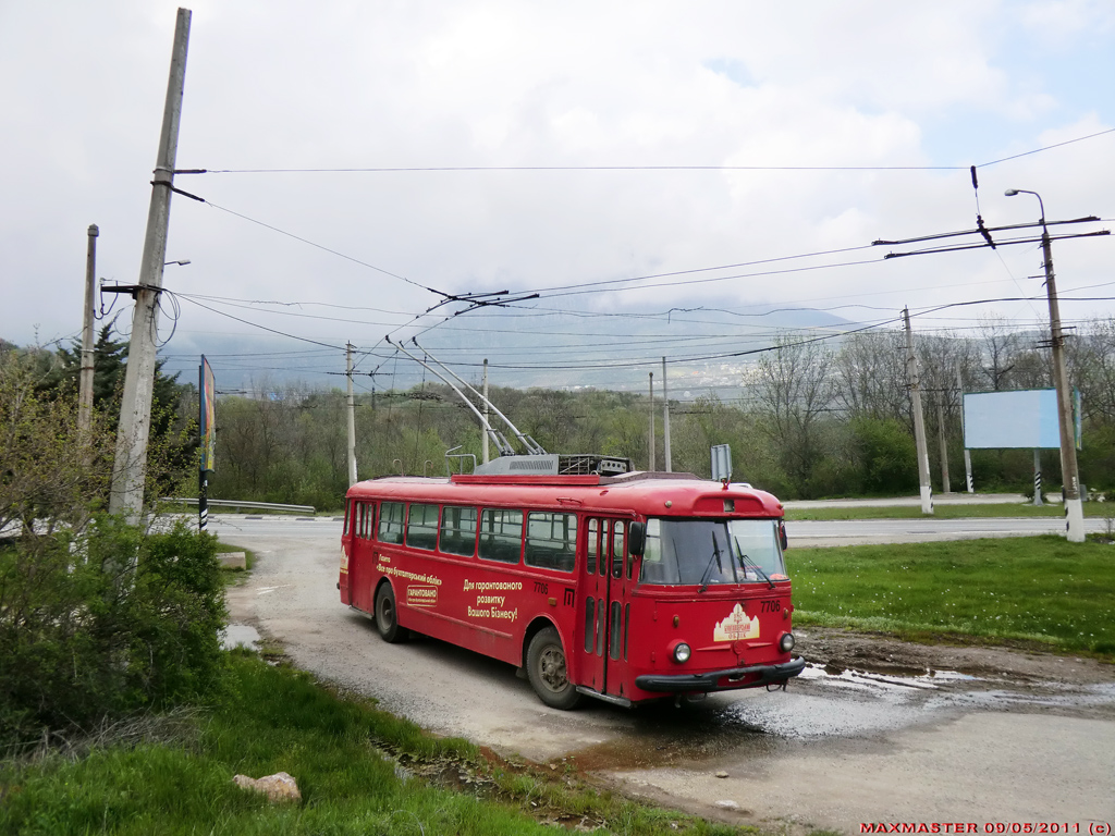 Crimean trolleybus, Škoda 9TrH27 № 7706