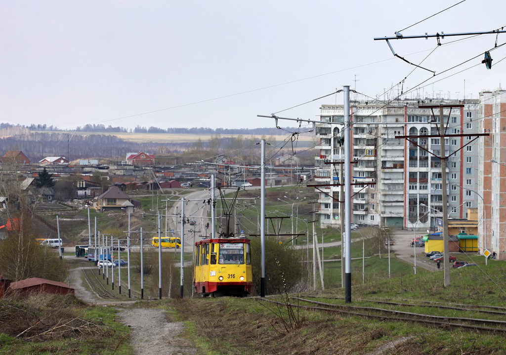 Prokopyevsk, 71-605 (KTM-5M3) č. 316