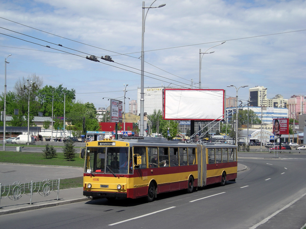 Kyjiw, Škoda 15Tr03/6 Nr. 486; Kyjiw — Trip by the trolleybus Škoda 15Tr 9th of May, 2011