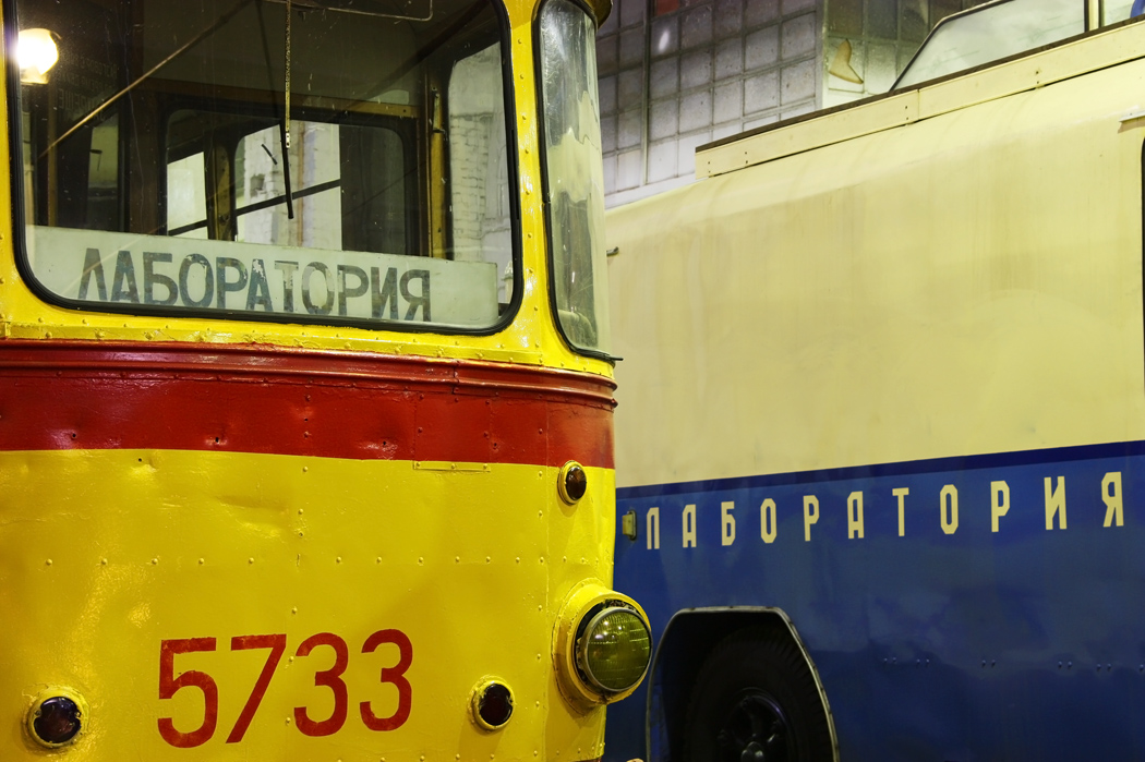 Creative photos; Saint-Petersburg — Exposition-exhibition complex of urban electric transport (ex. Museum)