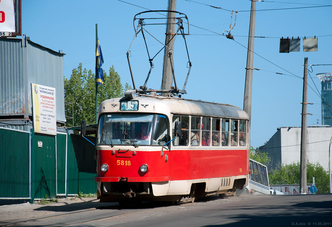 Kiova, Tatra T3SU # 5818