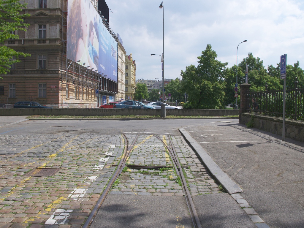 Prague — Remains of abandoned lines